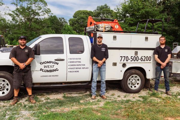 plumbing team at Thompson West Plumbing
