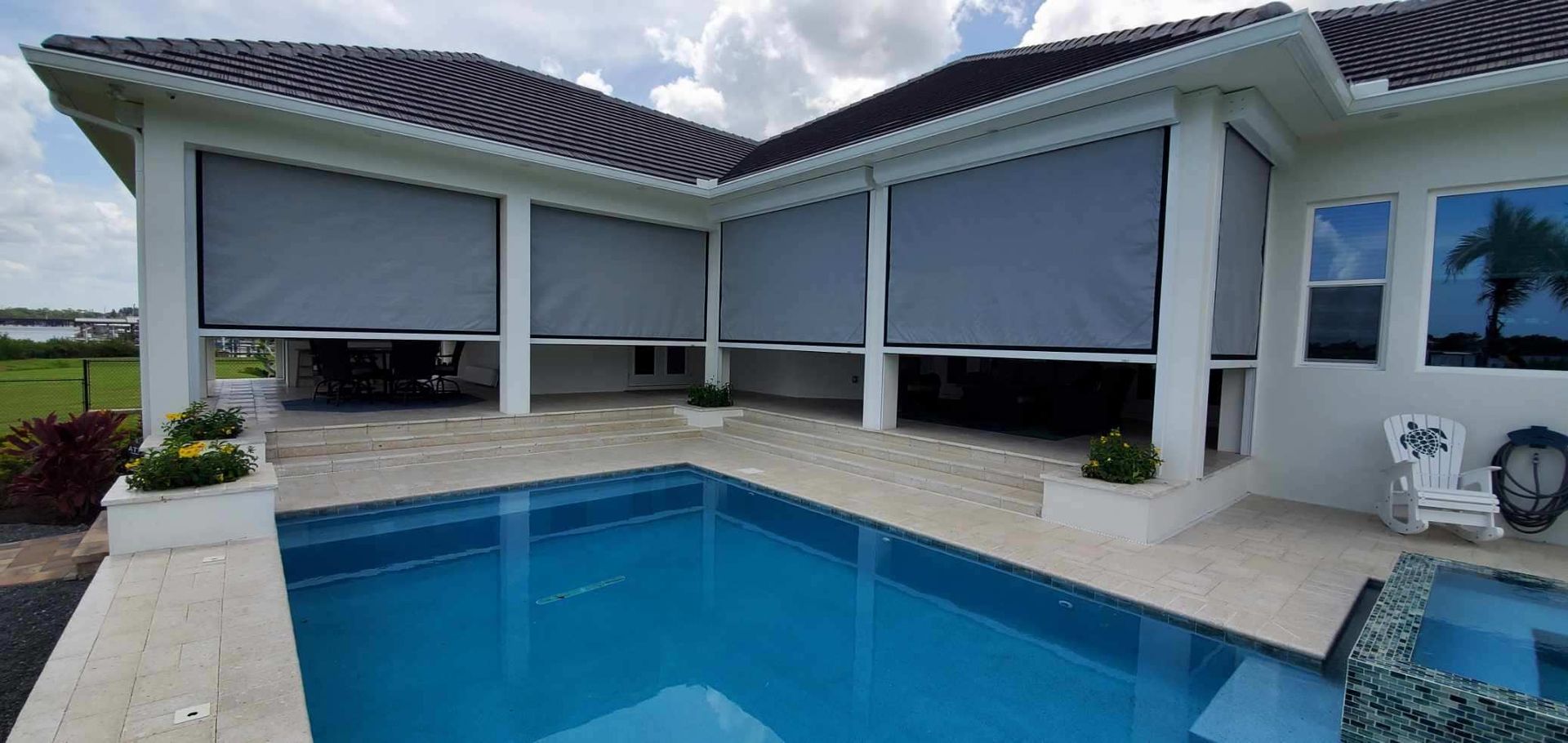 Roll Down Screens  — Melbourne, FL — Roll Tite Shutters