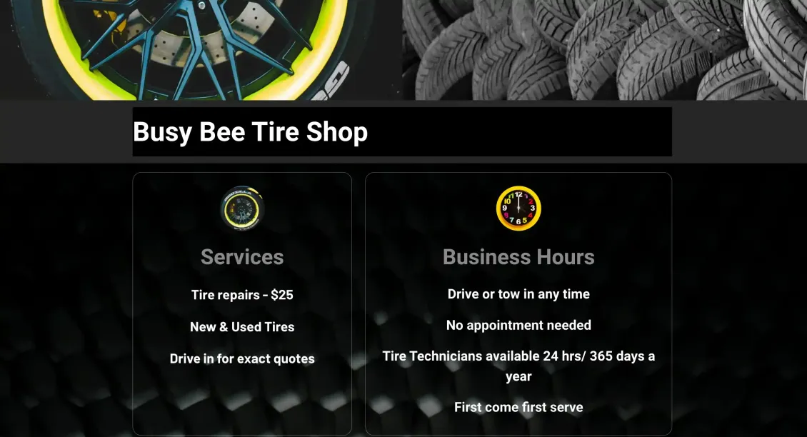 Busy Bee Tire Shop