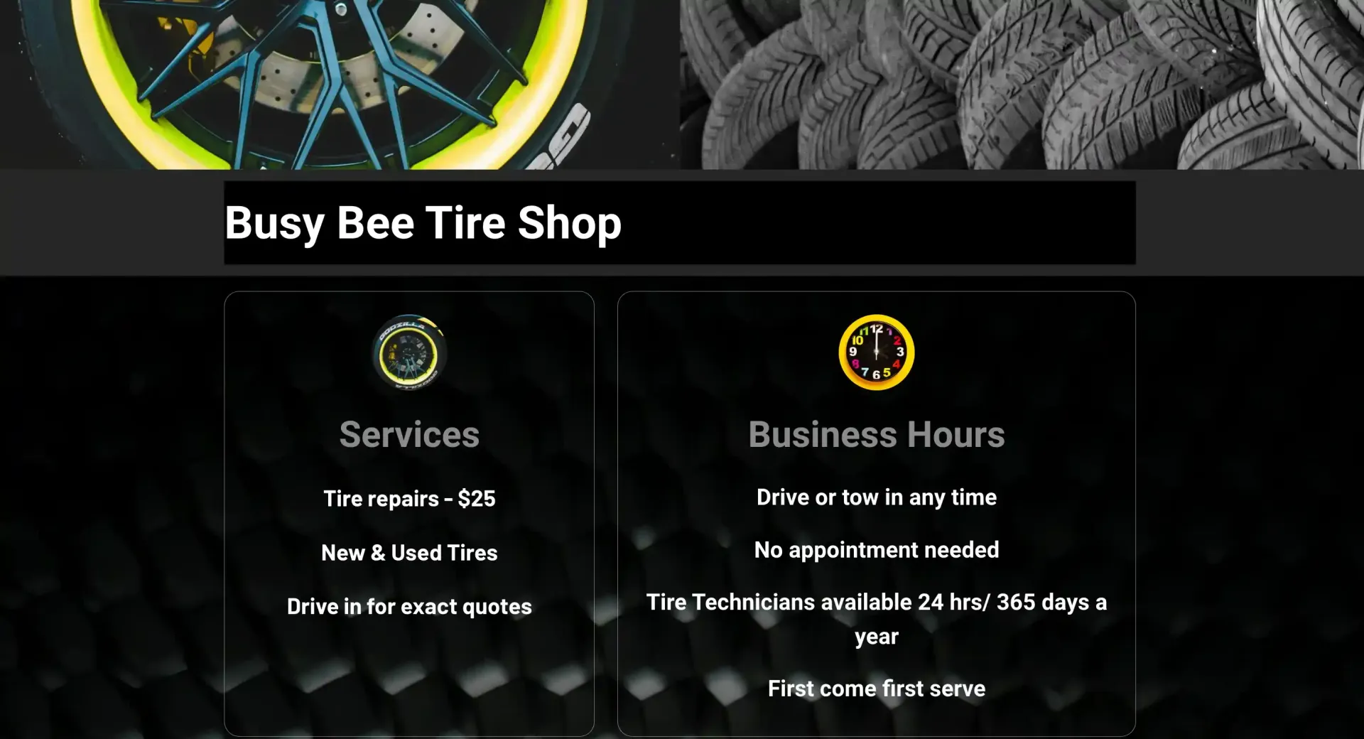 Busy Bee Tire Shop