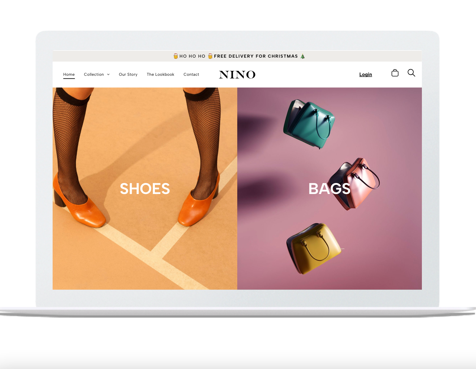 image of an e-commerce website/ online store