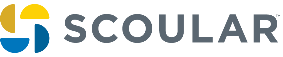 A logo for a company called scoular with a yellow and blue s on it.