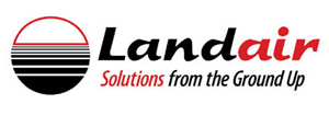 The logo for landair solutions from the ground up