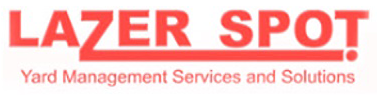 The logo for lazer spot yard management services and solutions