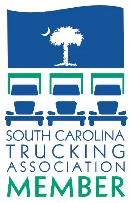 A logo for the south carolina trucking association member