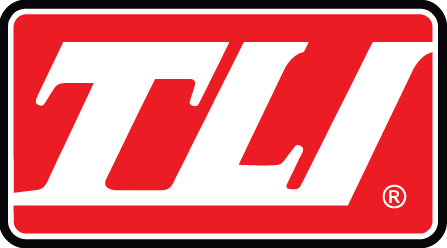 TLJ logo: white letters on a red background, in a black-bordered rectangle.