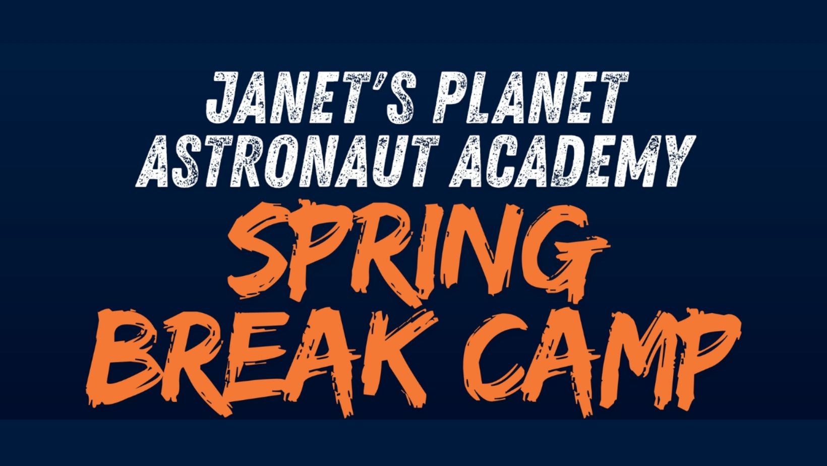 Theater camp flyer: