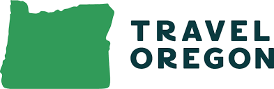 Green outline of Oregon with