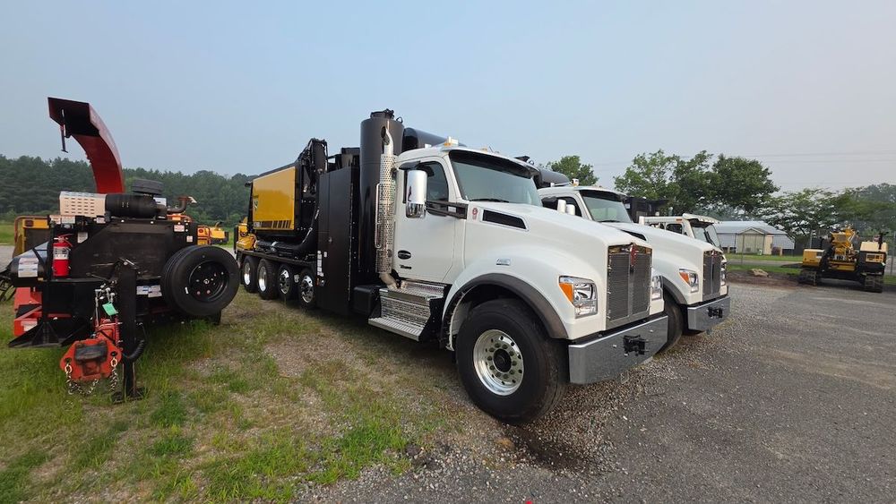 SMR Rapid Response hydrovac truck fleet staged and ready to mobilize