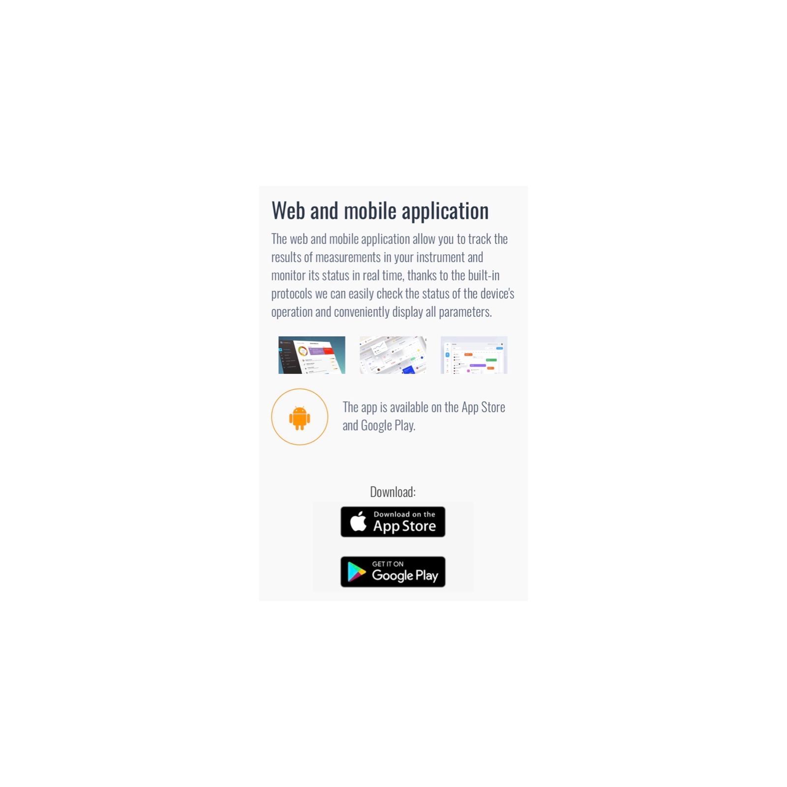 PianoGuard luchtbevogtichingssysteem -App voor telefoon, iPad of computer 