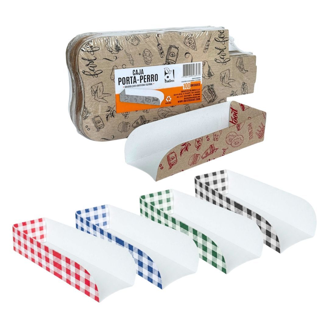 Caja porta-perro caliente