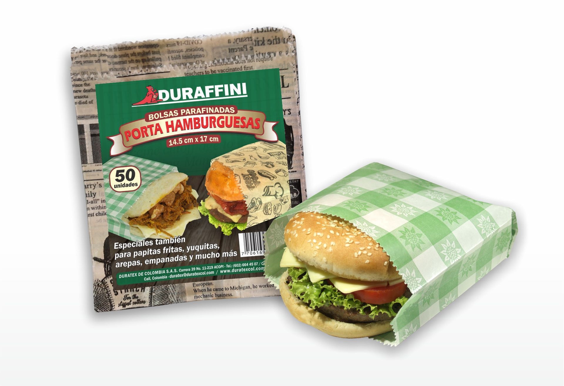 Bolsa porta-hamburguesa