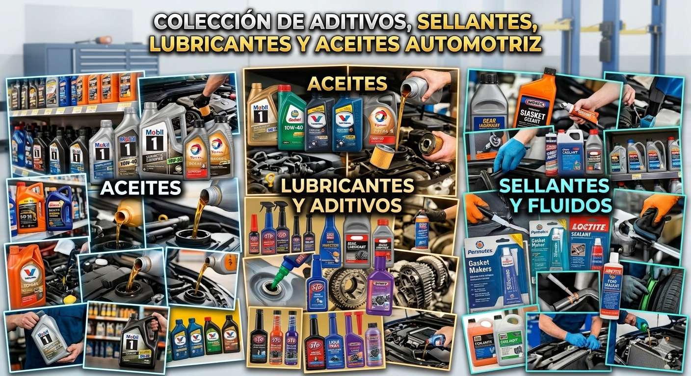 ACEITES , LUBRICANTES , SELLANTES Y ADITIVOS