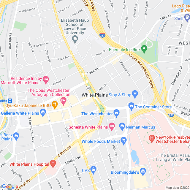 Map of business location