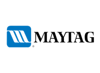 Full Time Heating & Cooling | The maytag logo is blue and black on a white background.
