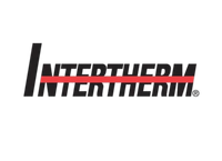 Full Time Heating & Cooling | A black and red logo for a company called intertherm