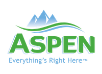 Full Time Heating & Cooling | The logo for aspen everything 's right here.