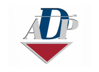 Full Time Heating & Cooling | An adp logo with a red triangle in the middle