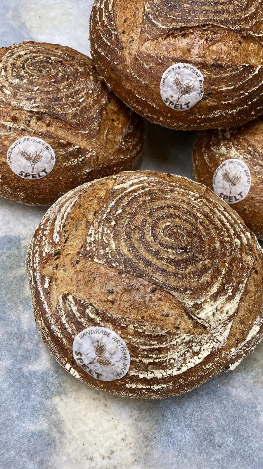 edible bread labels