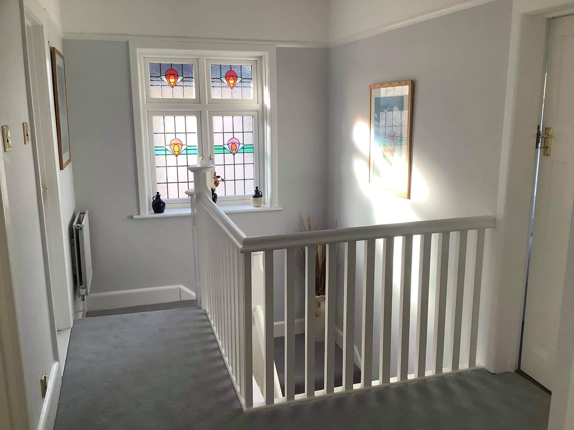 Painted Landing Stairwell