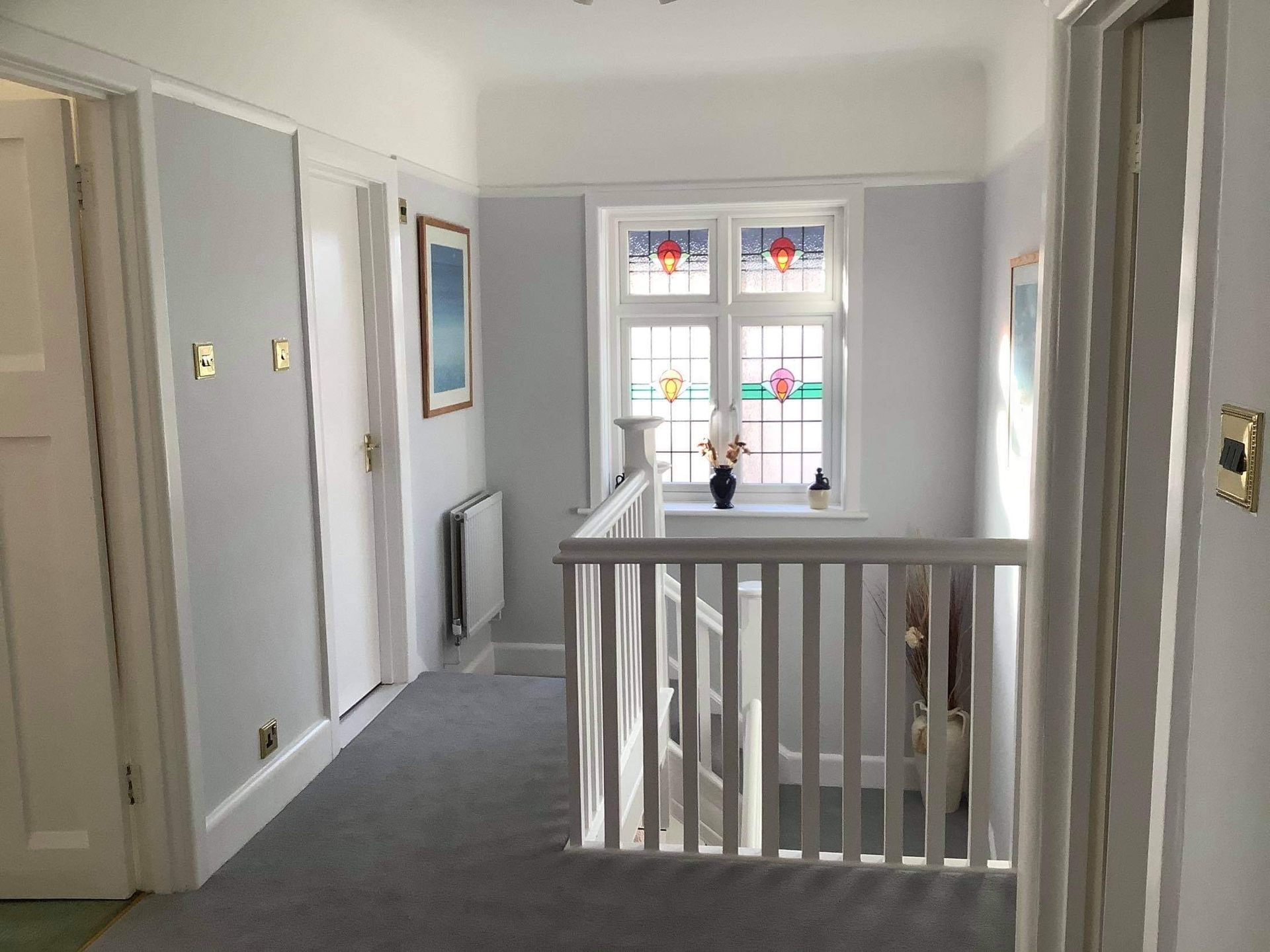 Painted Landing Staircase