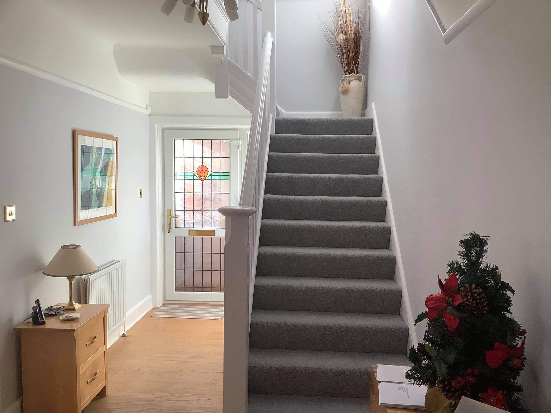 Painted Hallway and Staircase