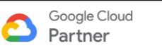 Google Cloud Partner logo with multicolor cloud icon and gray text on white background