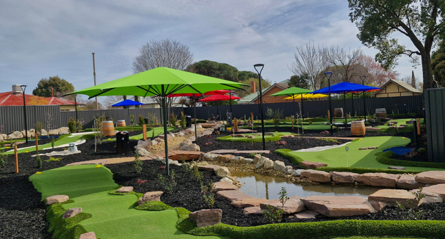 Outdoor Seating Area With Picnic Tables — The Gazebo and Shade Centre in Jindera, NSW
