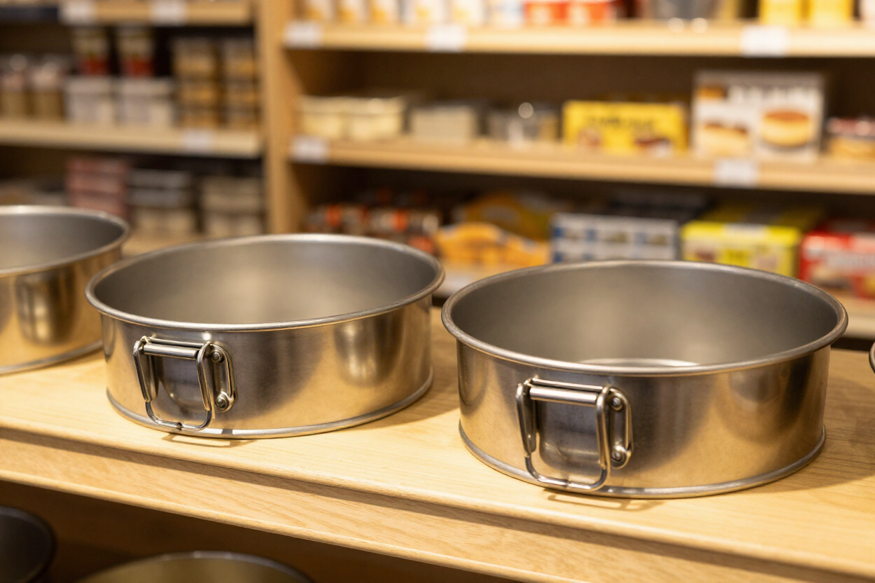 Springform pans for cheesecakes and layered desserts