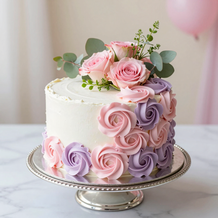 Edible decorations flat lay on white surface