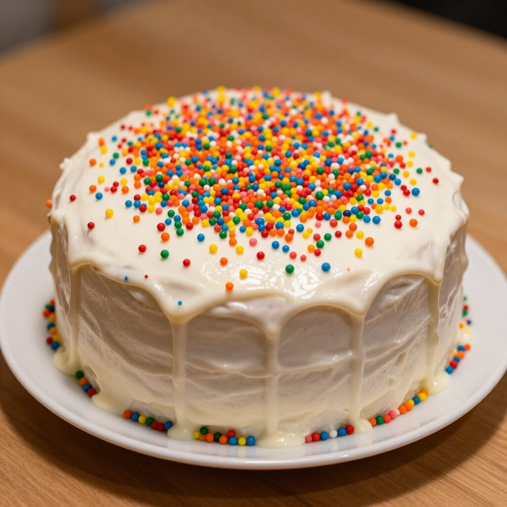Colorful sprinkle mixes in glass bowls