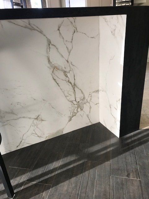 Dekton Wall feature. Dekton countertops