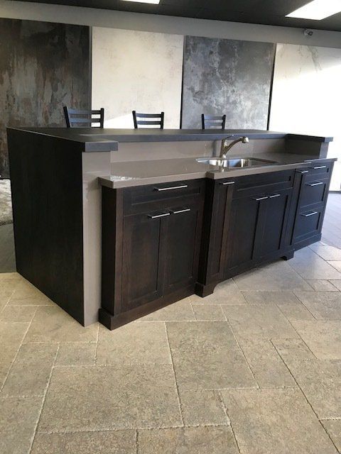 Dekton Wall feature. Dekton countertops