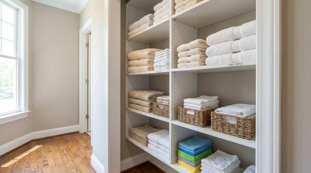 Sort linen by use instead of room