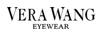 The vera wang eyewear logo is black and white on a white background.