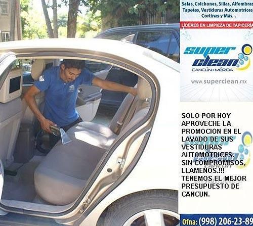 SUPER CLEAN CANCÚN - Vestiduras automotrices