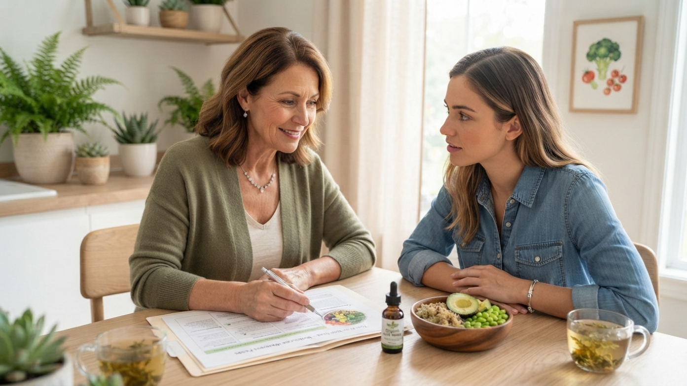 Professional detox guidance session at Naturally Balanced Health