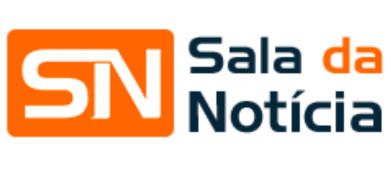 O logotipo da sn sala da noticia é laranja e preto
