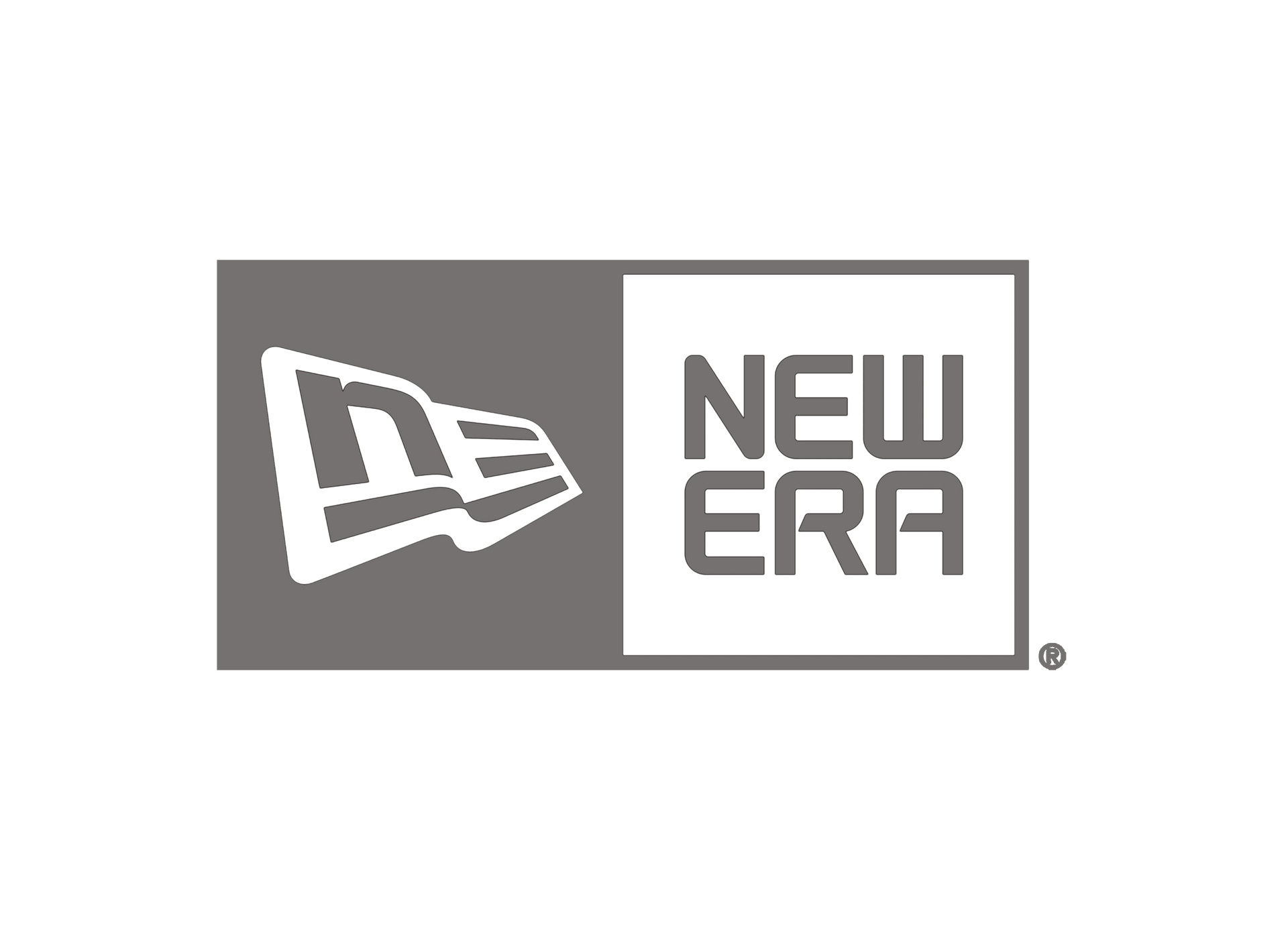 Logotipo da New Era: ícone de boné em cinza,