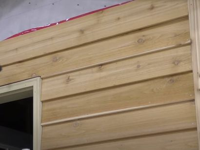 wood siding installation