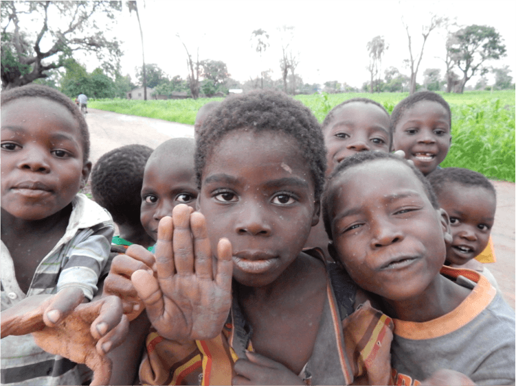 Boys from Bolera Village who escort me on the way home from school