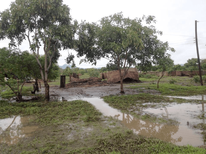 A home destroyed in one of MCV's area villages by 2015 floods.