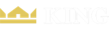 Golden crown logo with the word  King for King Realty Homes