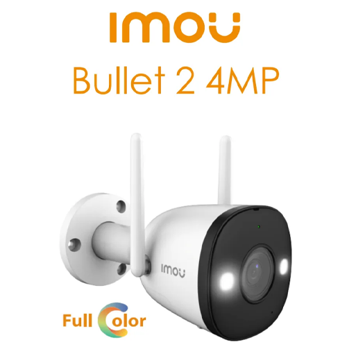 CÁMARA IP BULLET DE 4 MEGAPÍXELES WIFI VISION A COLOR 24/7