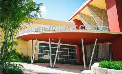 Children and staff at Lillie M Williams Head Start Center