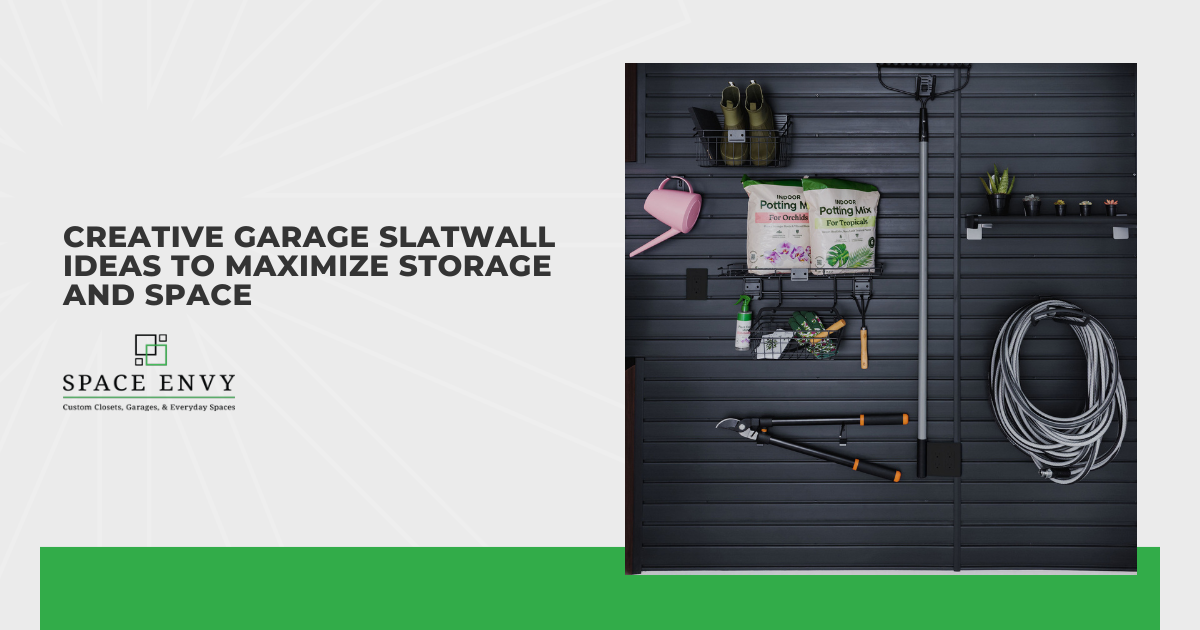 Creative Garage Slatwall Ideas to Maximize Storage and Space