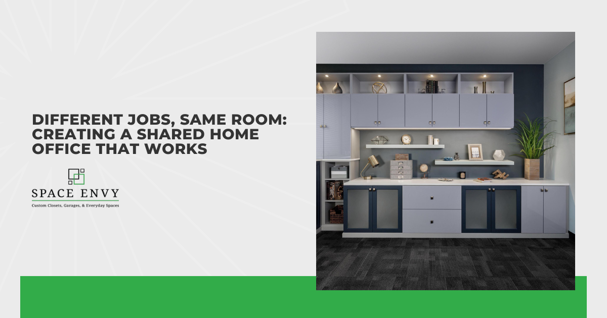 Different Jobs, Same Room: Creating a Shared Home Office That Works