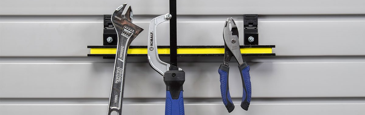 slatwall tool organizer