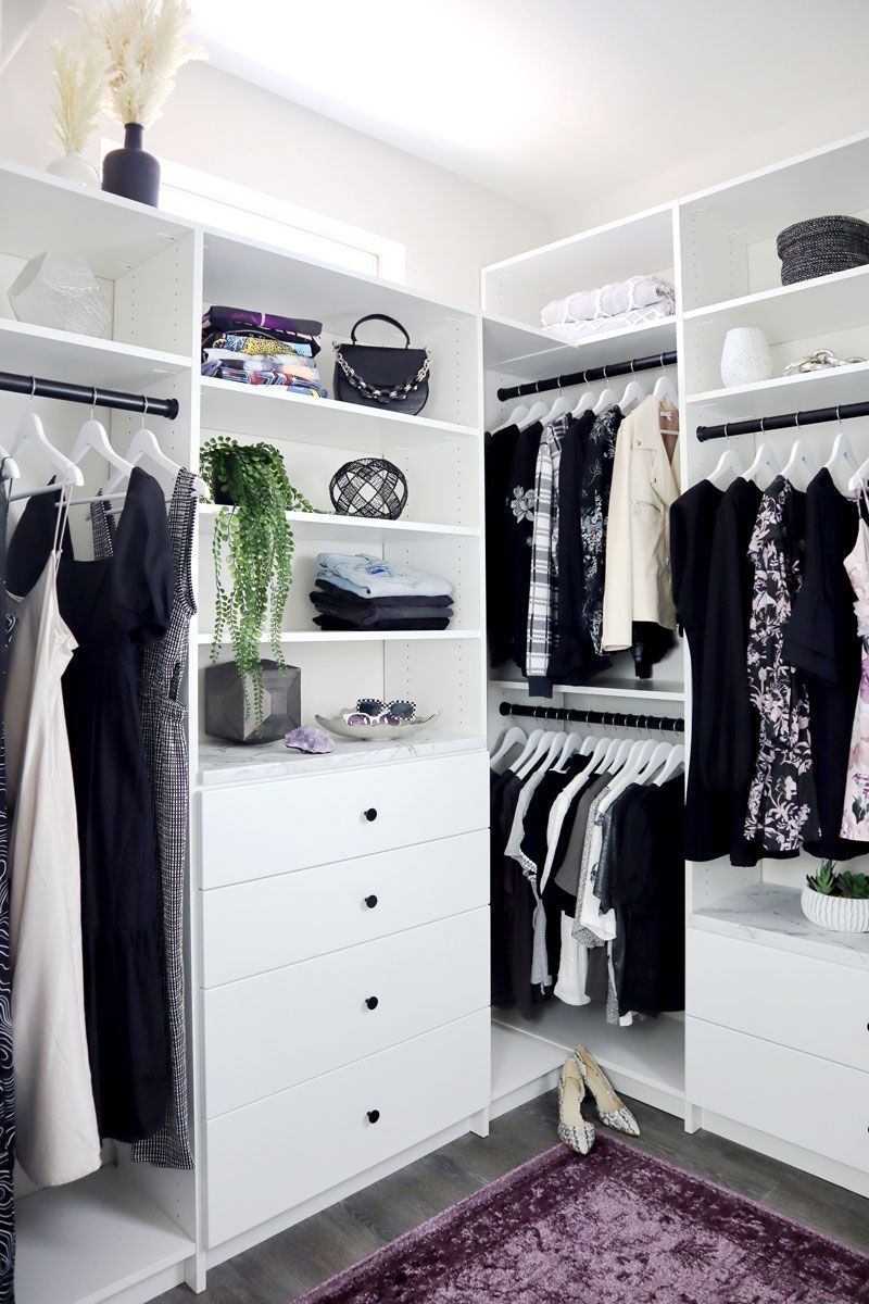 White Walk in Closet Systems