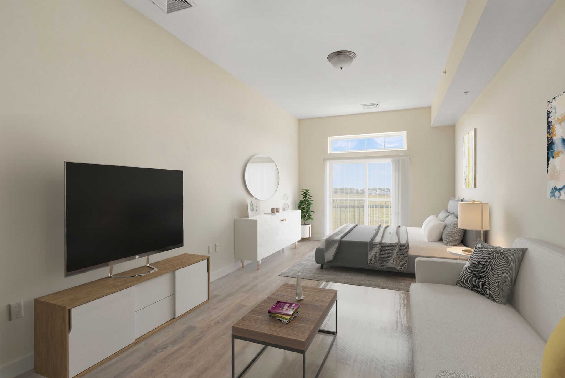 Studio Apartment at Rumney Flats.